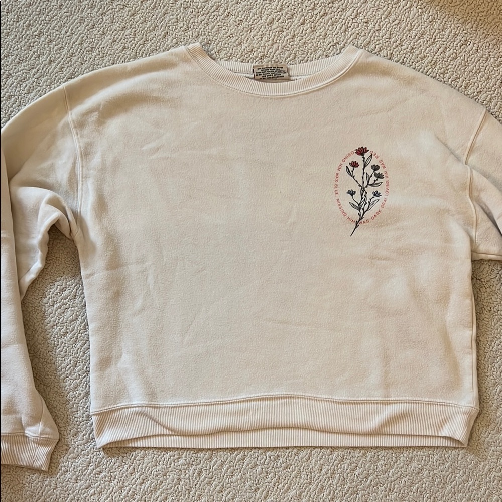 Taylor Swift Sweatshirt Loving Him Was Red Crewneck Pullover Taylor’s Version